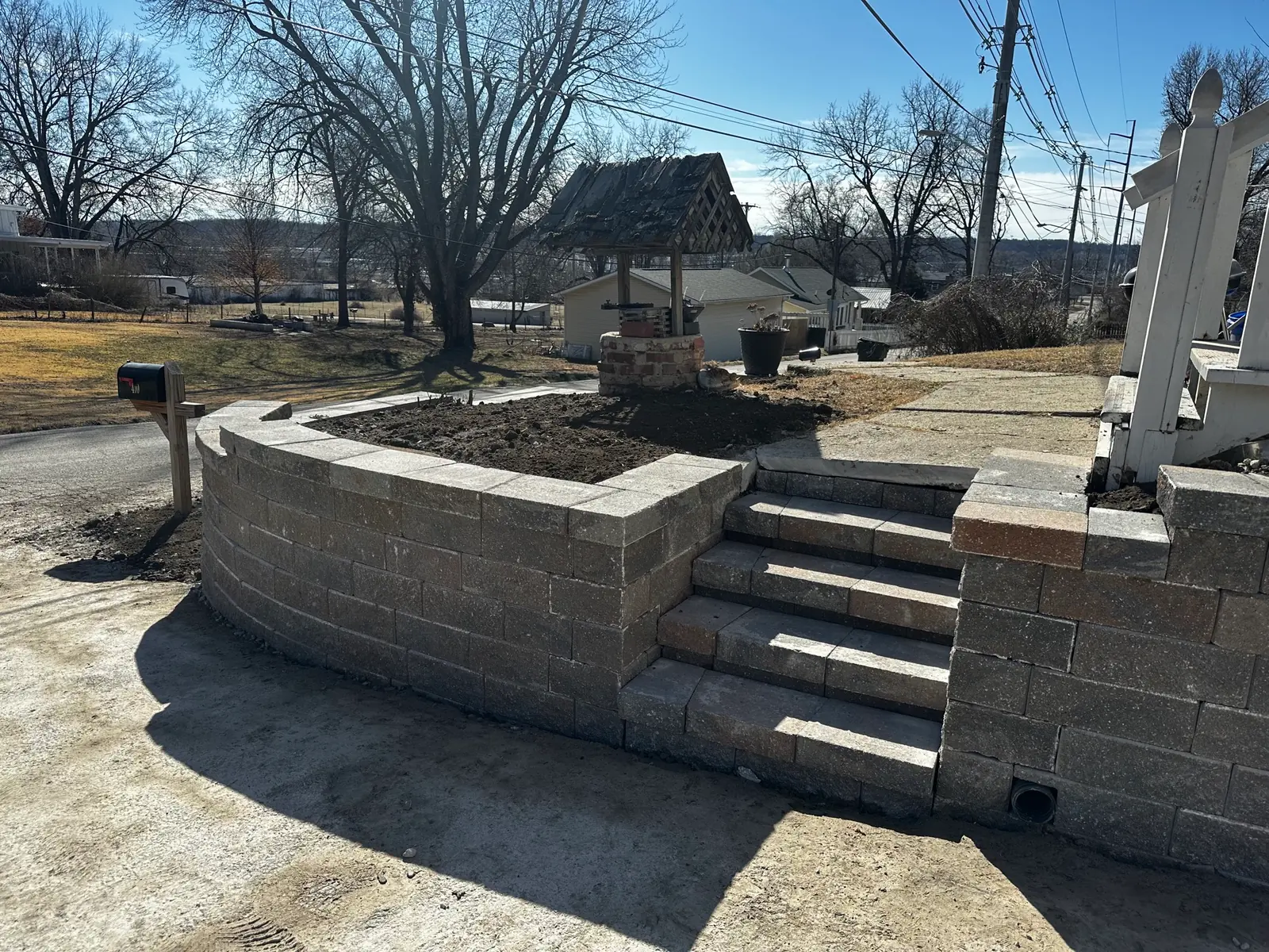 Custom paver patio by Axel's Landscaping & Design