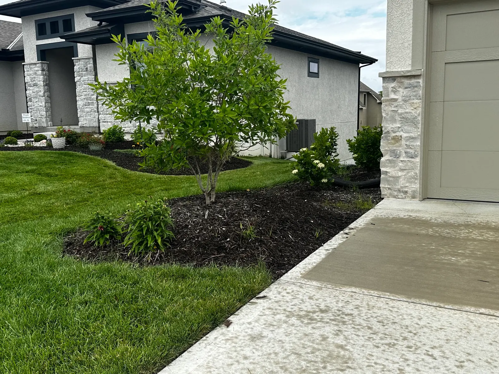 Custom outdoor feature